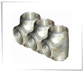 Thick wall thickness straight tee